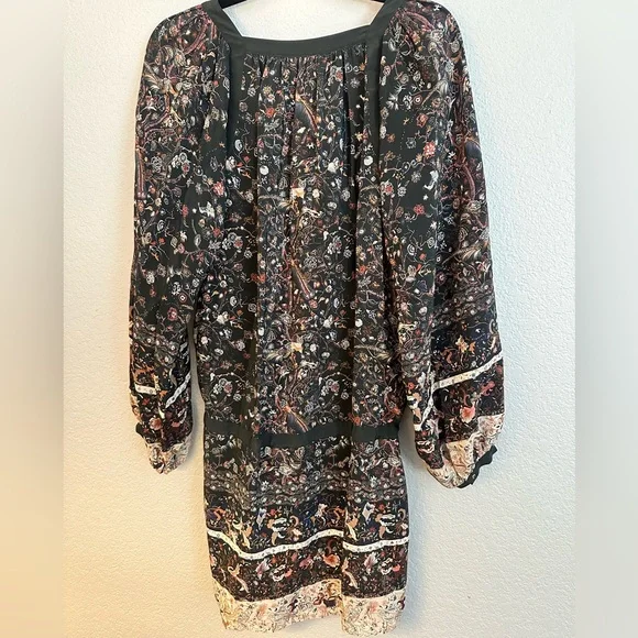 Ulla Johnson Floral  Long Sleeve Dress - Picture 2 of 3